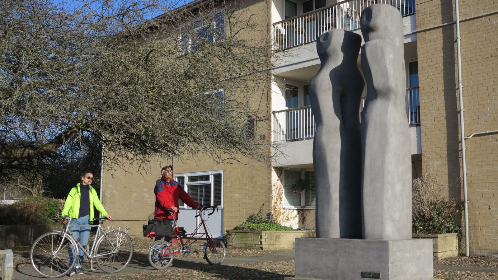 Cycling the Harlow Sculpture Trail